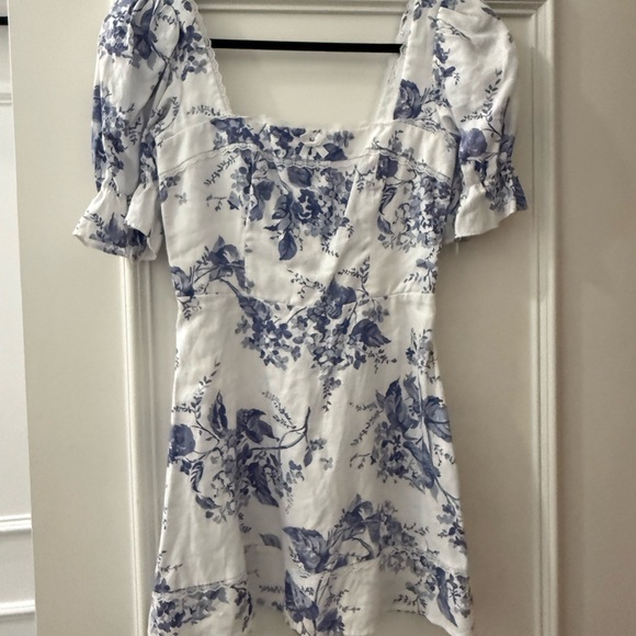 Reformation Tops - Reformation Floral Blue and White Women's mini dress